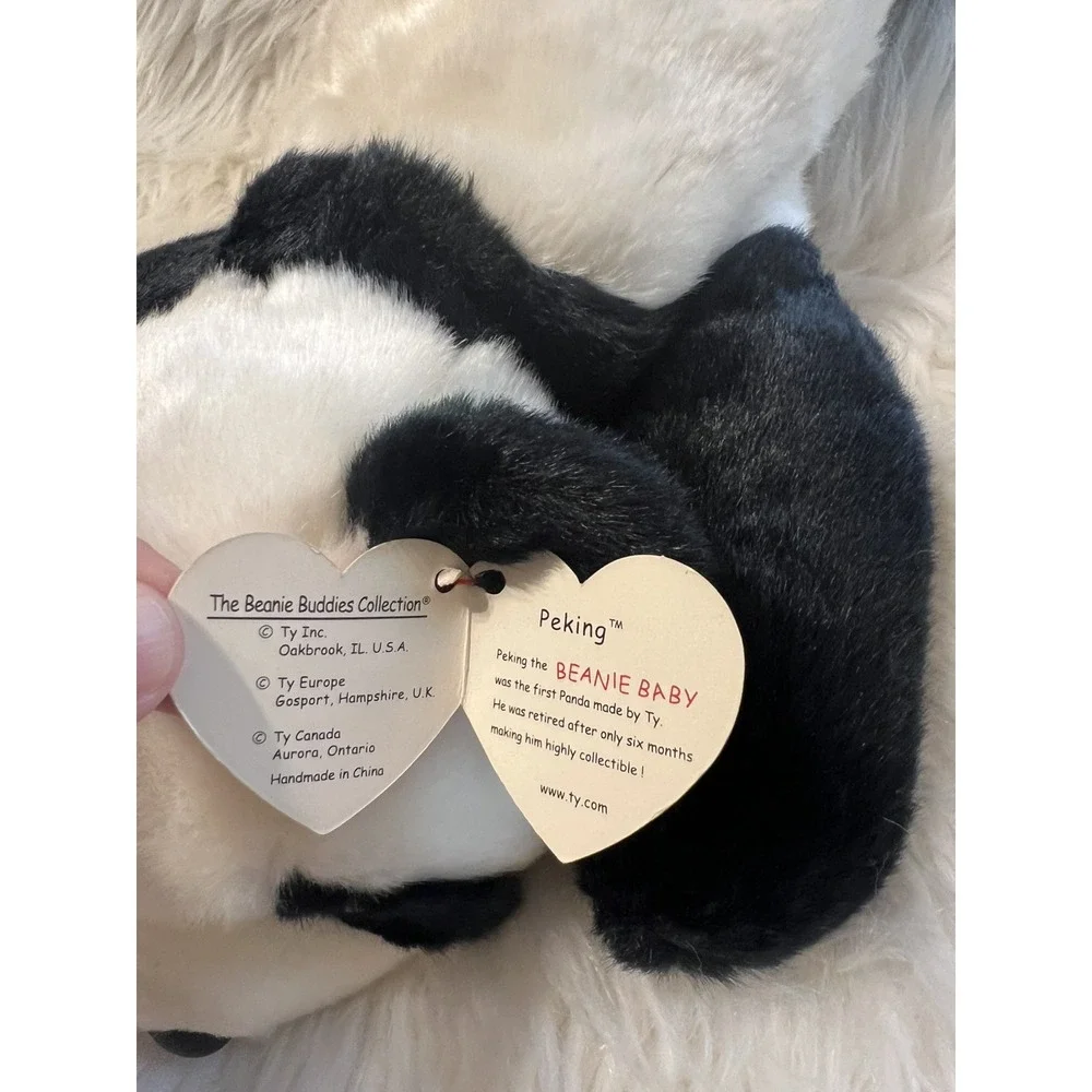 1998 Ty Beanie Buddy PEKING the Panda Bear 14